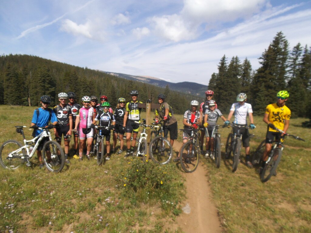 2013 student athletes and camp staff on our backcountry day. Location: Doctor Park Trail.