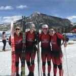 Western State Colorado University girls Nordic Ski team